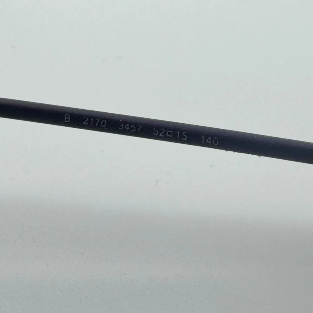 Burberry Eyeglasses Frames B 2170 3457‎ Purple Silver Cat Eye 52-15-140 H13343